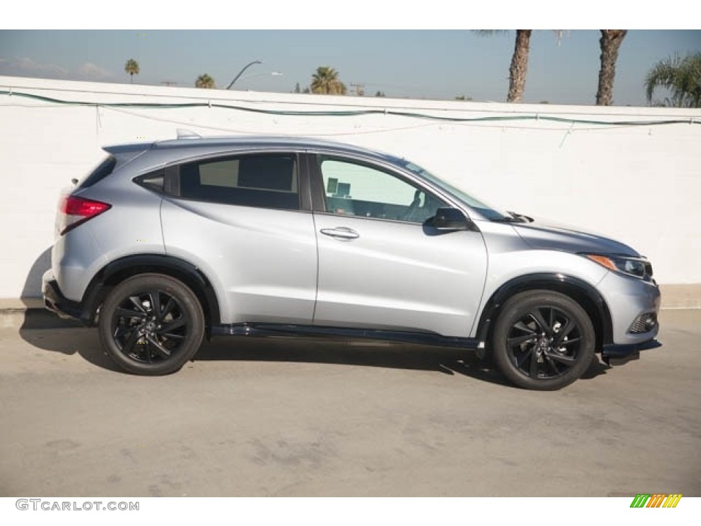 Lunar Silver Metallic 2022 Honda HR-V Sport AWD Exterior Photo #143533296