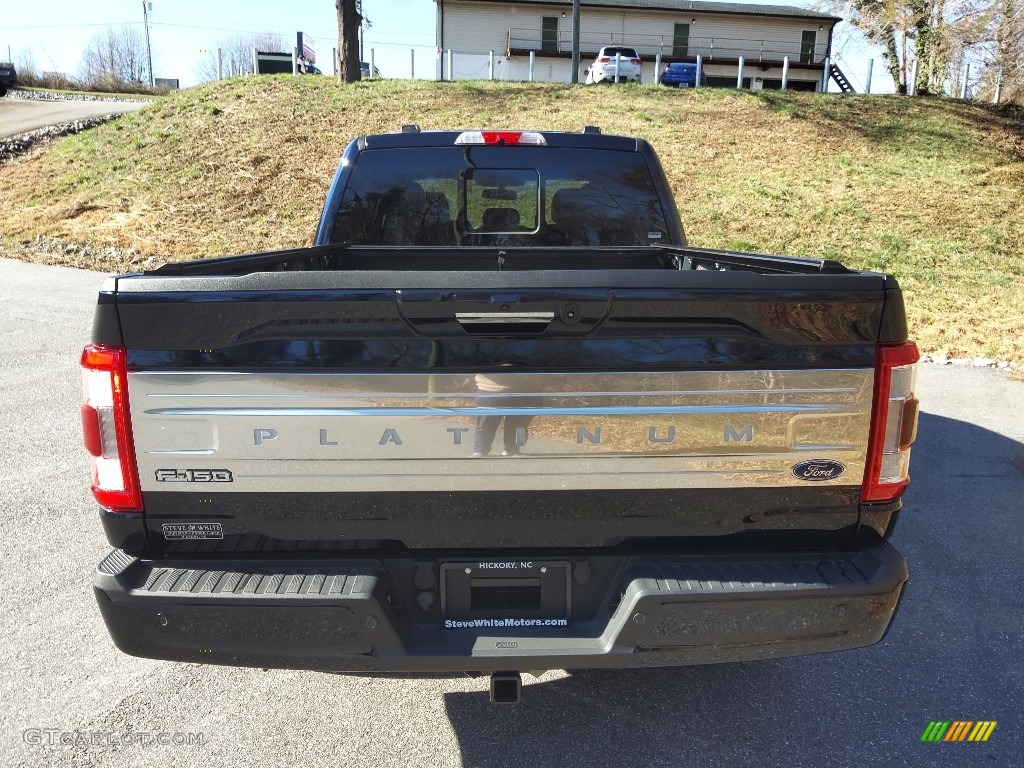 2021 F150 Platinum SuperCrew 4x4 - Antimatter Blue / Platinum Unique Black photo #8