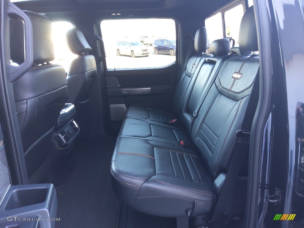 2021 F150 Platinum SuperCrew 4x4 - Antimatter Blue / Platinum Unique Black photo #17