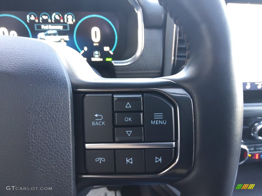 2021 F150 Platinum SuperCrew 4x4 - Antimatter Blue / Platinum Unique Black photo #25