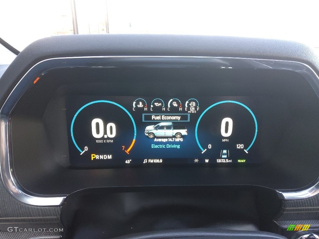 2021 F150 Platinum SuperCrew 4x4 - Antimatter Blue / Platinum Unique Black photo #26