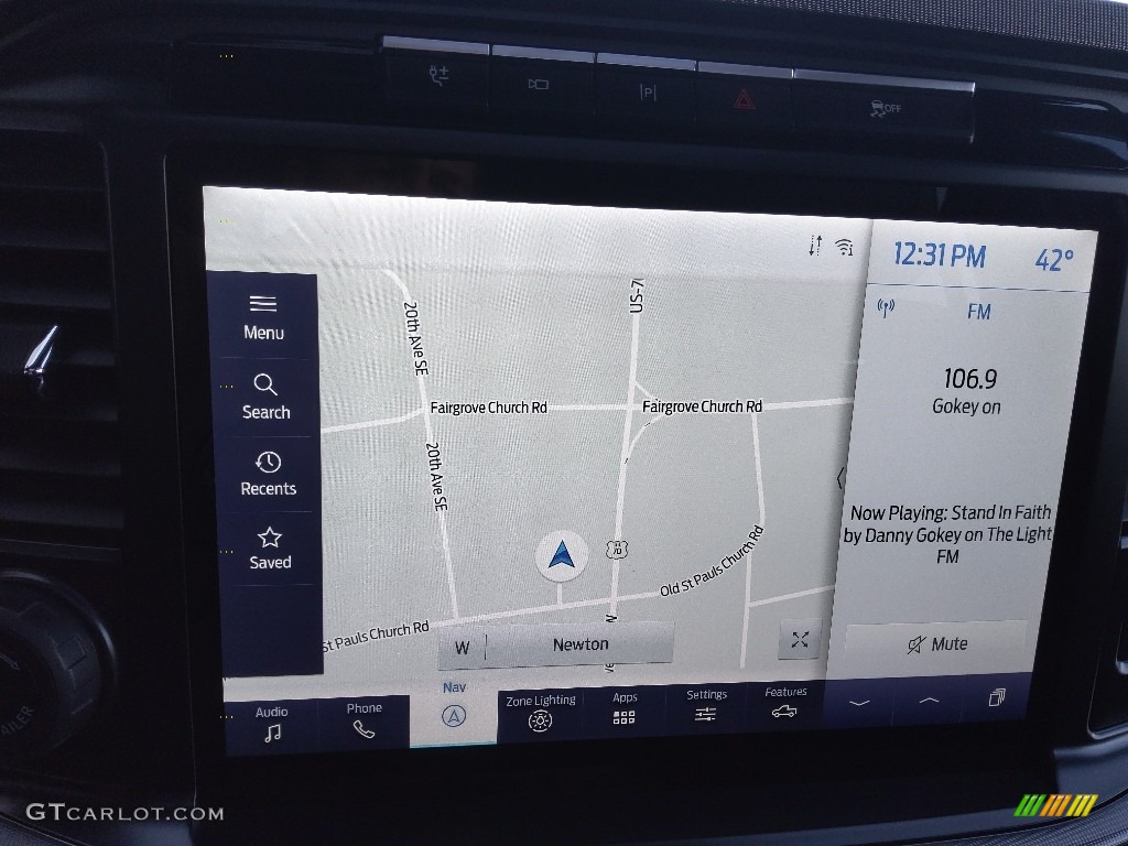 2021 F150 Platinum SuperCrew 4x4 - Antimatter Blue / Platinum Unique Black photo #29