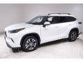 2021 Blizzard White Pearl Toyota Highlander Hybrid XLE AWD  photo #3