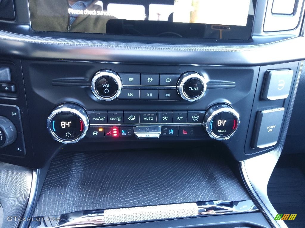 2021 F150 Platinum SuperCrew 4x4 - Antimatter Blue / Platinum Unique Black photo #32