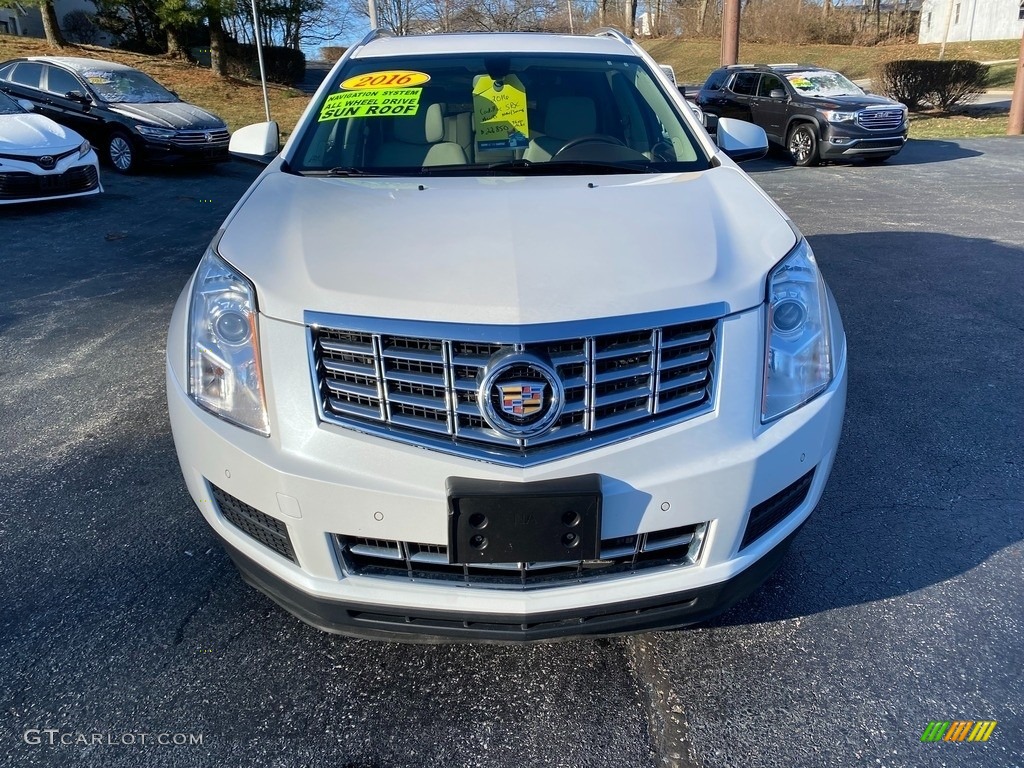 2016 SRX Luxury AWD - Platinum Ice Tricoat / Shale/Brownstone photo #3