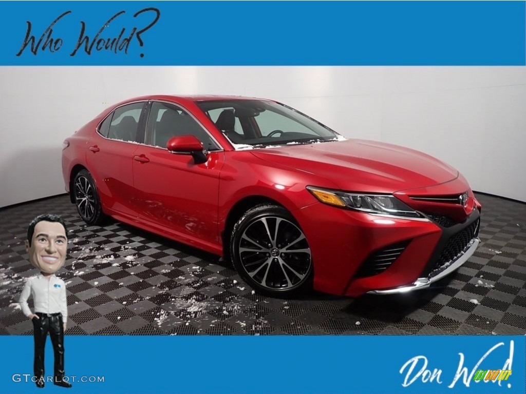 2019 Camry SE - Supersonic Red / Black photo #1