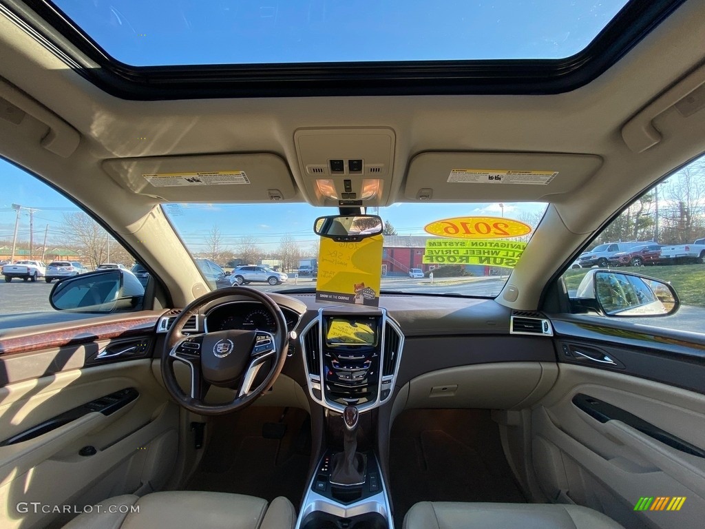 2016 SRX Luxury AWD - Platinum Ice Tricoat / Shale/Brownstone photo #16