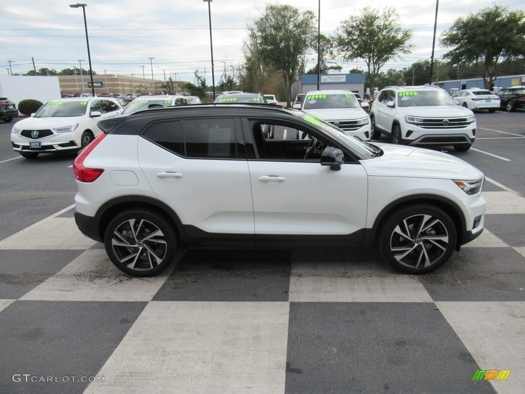 2019 XC40 T5 R-Design AWD - Crystal White Metallic / Charcoal photo #3