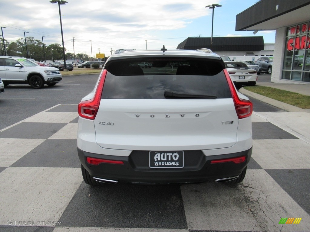 2019 XC40 T5 R-Design AWD - Crystal White Metallic / Charcoal photo #4