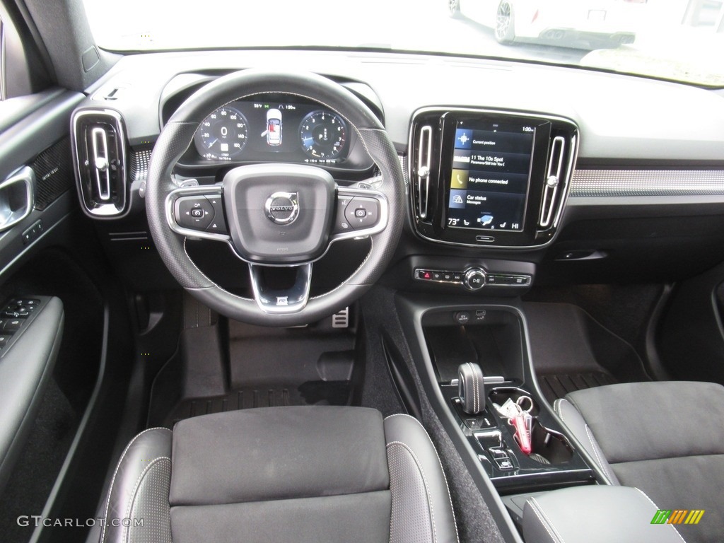 2019 XC40 T5 R-Design AWD - Crystal White Metallic / Charcoal photo #15