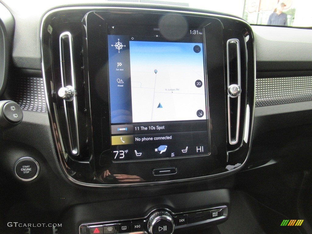 2019 XC40 T5 R-Design AWD - Crystal White Metallic / Charcoal photo #17