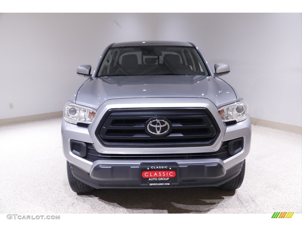 2020 Tacoma SR Double Cab 4x4 - Silver Sky Metallic / Cement photo #2