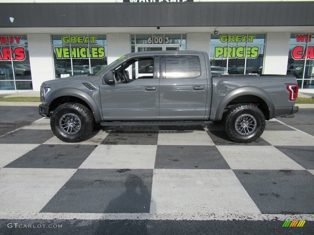 2020 F150 SVT Raptor SuperCrew 4x4 - Lead Foot / Raptor Black photo #1