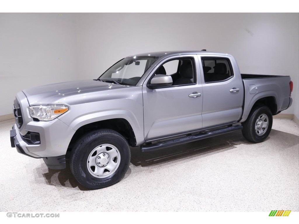 2020 Tacoma SR Double Cab 4x4 - Silver Sky Metallic / Cement photo #3