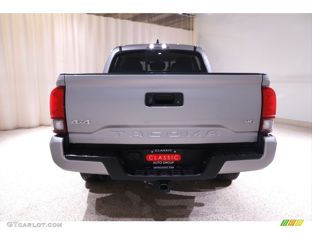 2020 Tacoma SR Double Cab 4x4 - Silver Sky Metallic / Cement photo #17