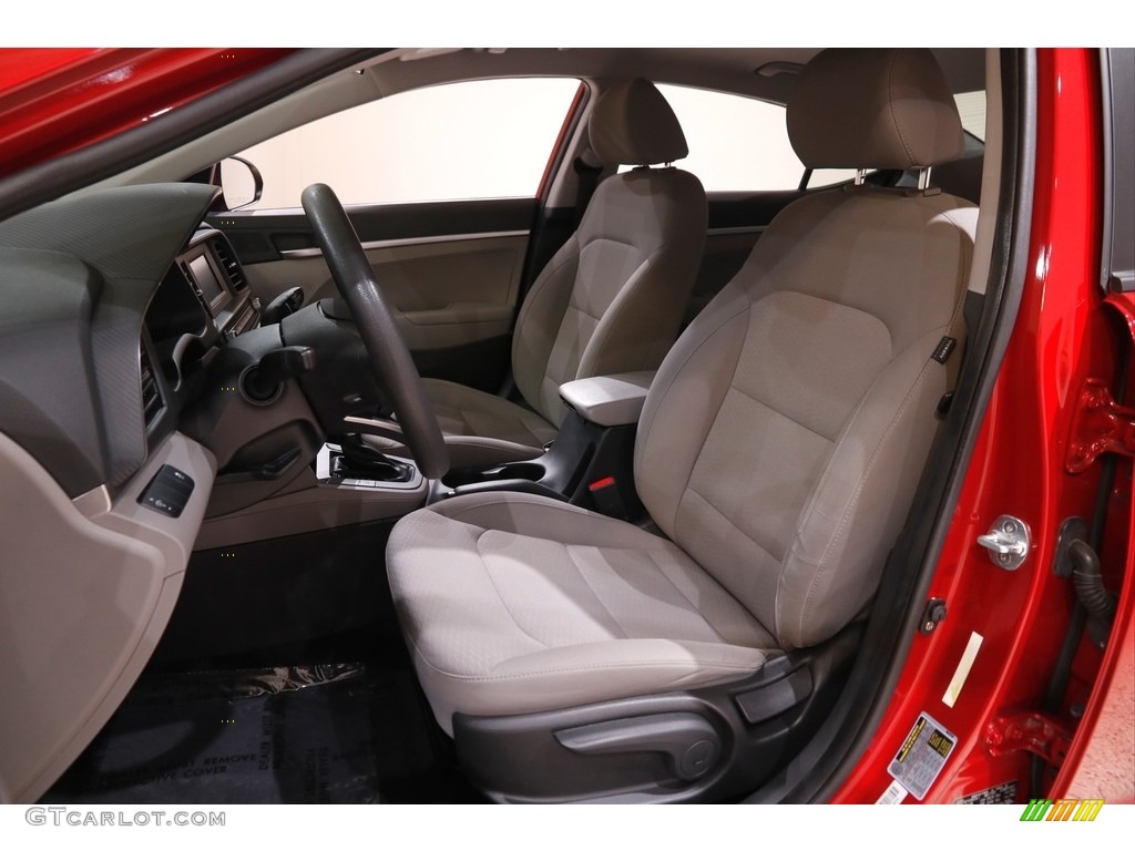 2019 Elantra SE - Scarlet Red / Gray photo #5
