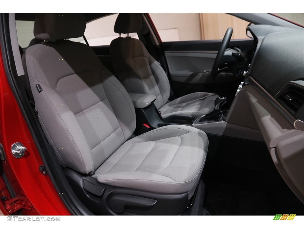 2019 Elantra SE - Scarlet Red / Gray photo #14