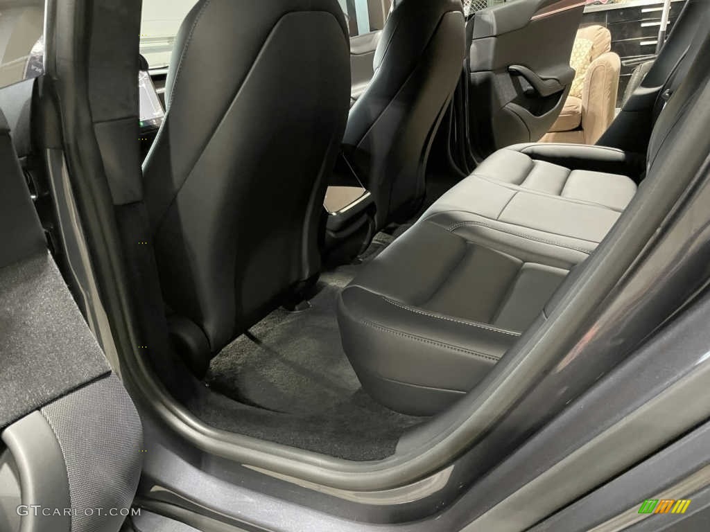 2021 Tesla Model S Plaid AWD Rear Seat Photo #143538142