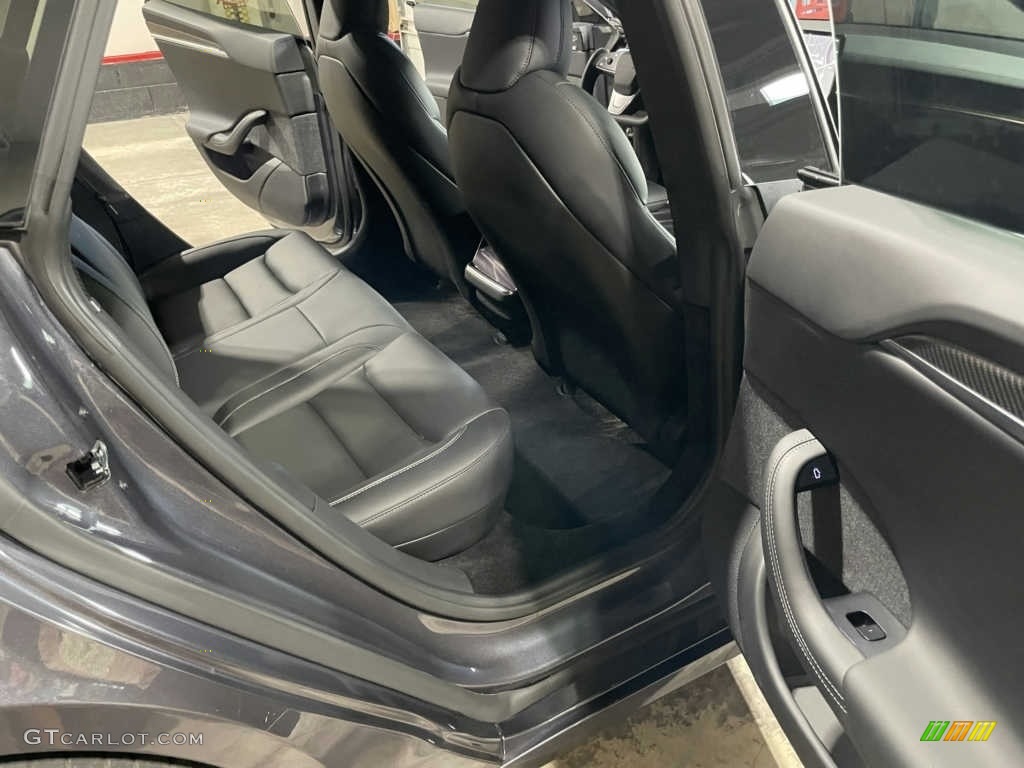 2021 Tesla Model S Plaid AWD Rear Seat Photo #143538205