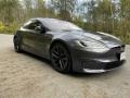 Midnight Silver Metallic 2021 Tesla Model S Plaid AWD Exterior