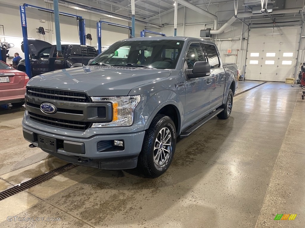 2019 F150 XLT Sport SuperCrew 4x4 - Abyss Gray / Black photo #1