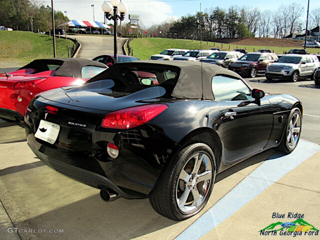 2006 Solstice Roadster - Mysterious Black / Ebony photo #3