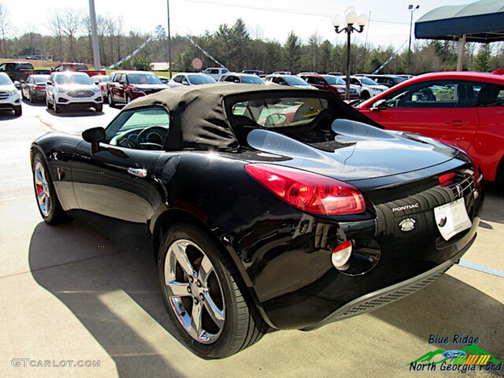 2006 Solstice Roadster - Mysterious Black / Ebony photo #4