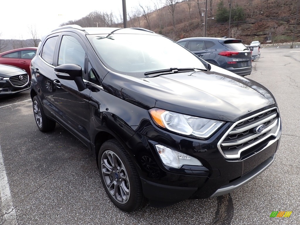 Shadow Black 2021 Ford EcoSport Titanium 4WD Exterior Photo #143539335
