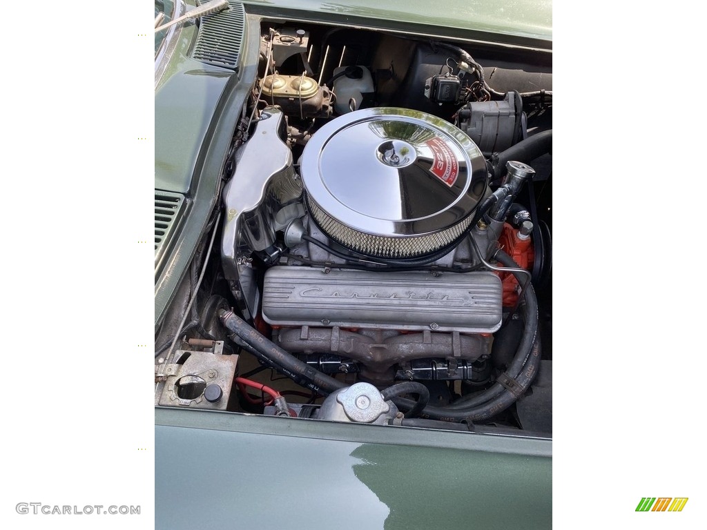 1967 Corvette Convertible - Goodwood Green / Black photo #17