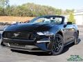 Shadow Black 2021 Ford Mustang GT Premium Convertible