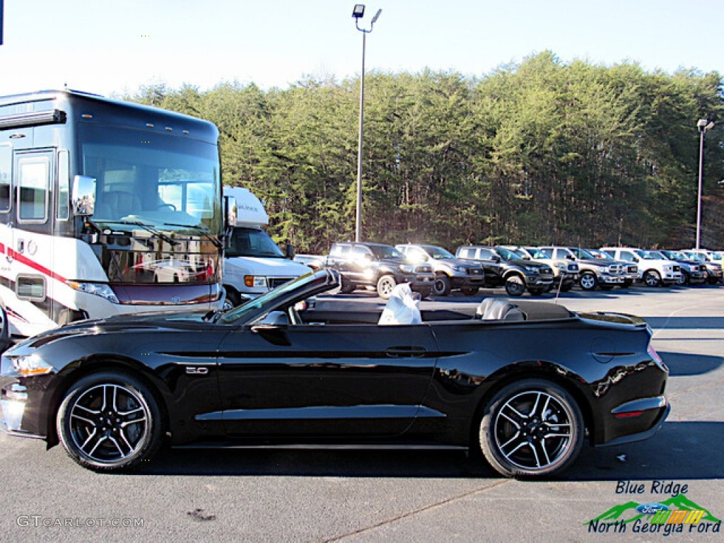 2021 Mustang GT Premium Convertible - Shadow Black / Ebony photo #2