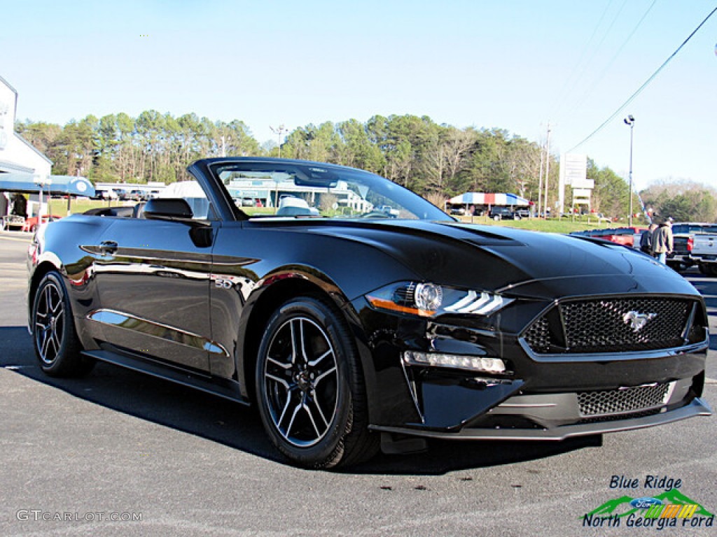 2021 Mustang GT Premium Convertible - Shadow Black / Ebony photo #7