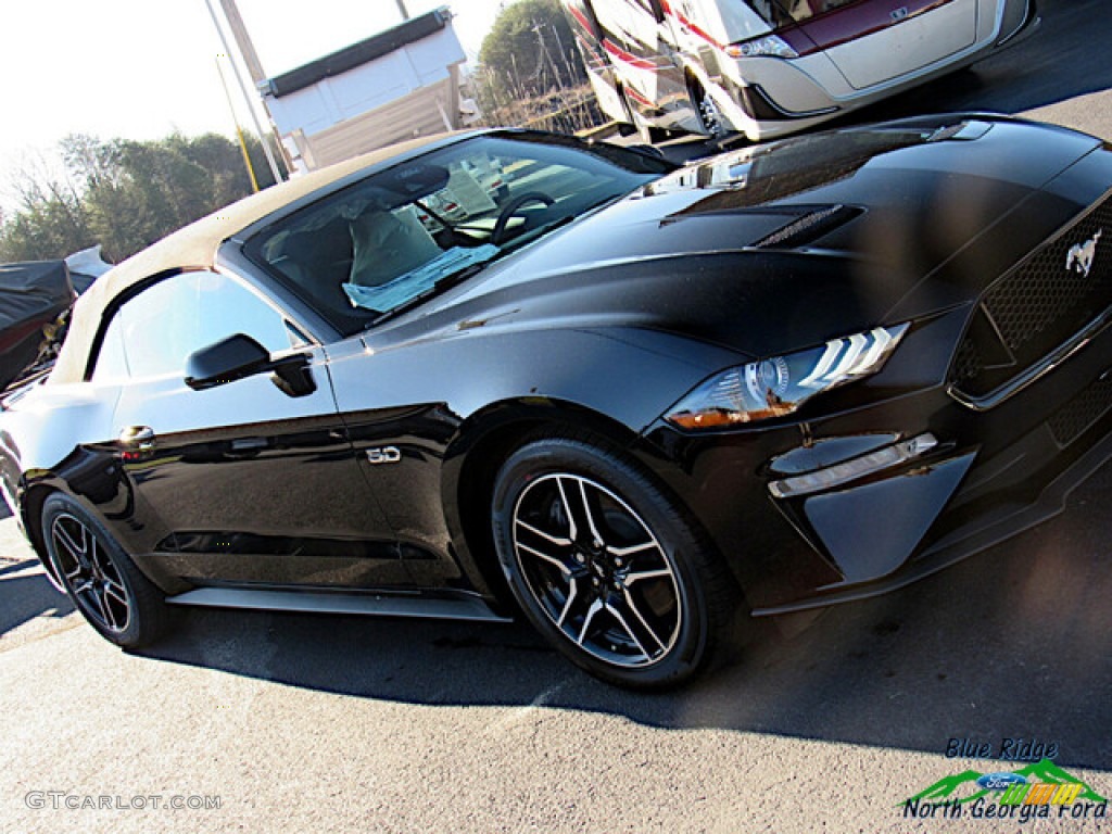 2021 Mustang GT Premium Convertible - Shadow Black / Ebony photo #24