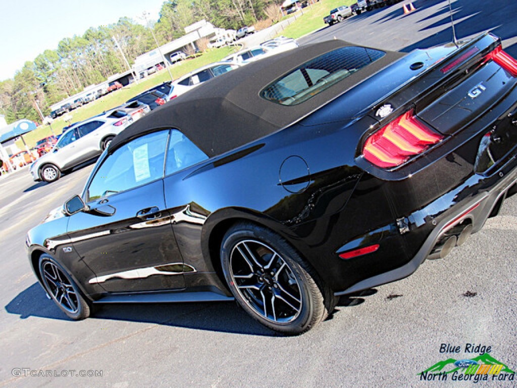 2021 Mustang GT Premium Convertible - Shadow Black / Ebony photo #26