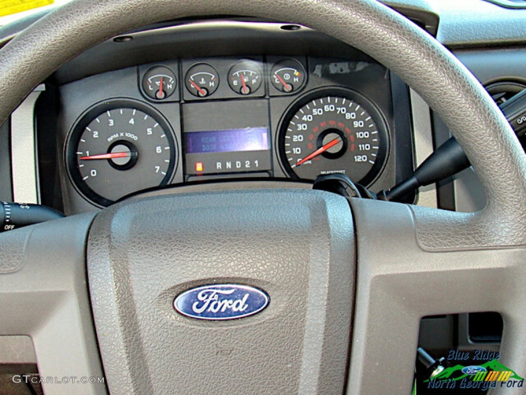 2010 F150 XL SuperCab - Oxford White / Medium Stone photo #17