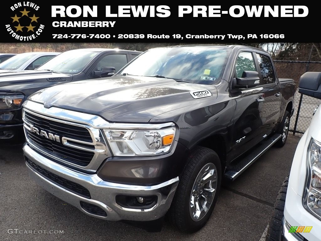 2020 1500 Big Horn Crew Cab 4x4 - Maximum Steel Metallic / Black/Diesel Gray photo #1