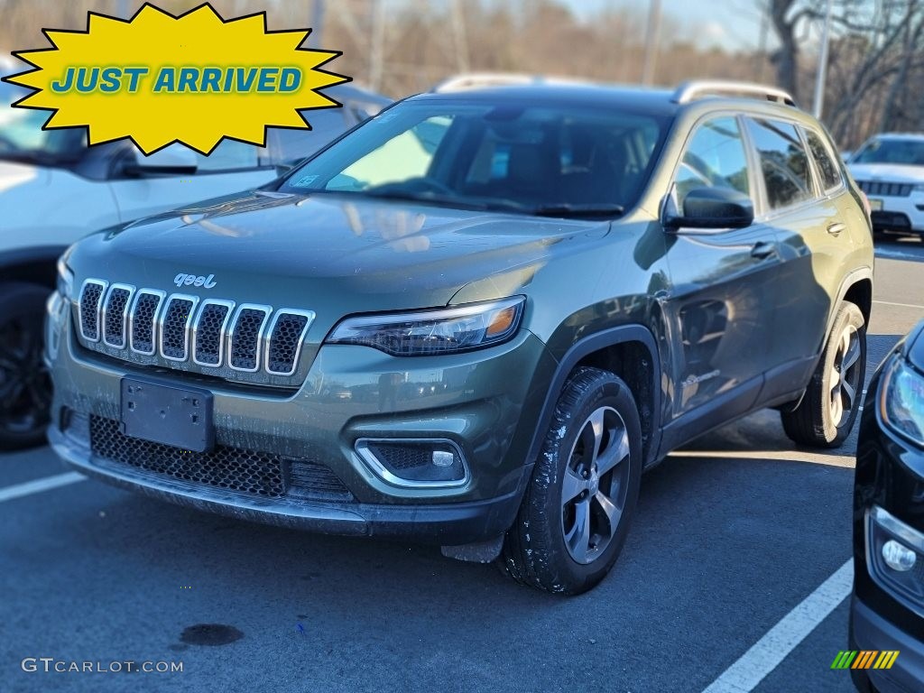 2020 Cherokee Limited 4x4 - Olive Green Pearl / Black photo #1