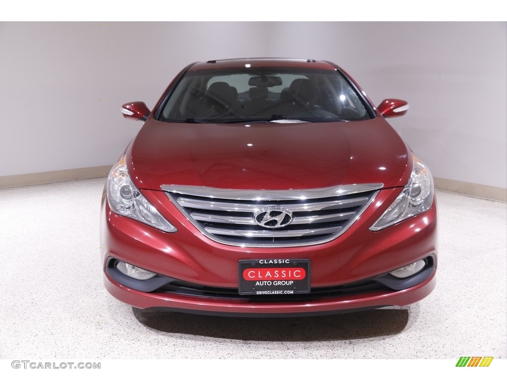 2014 Sonata SE - Venetian Red / Black photo #2