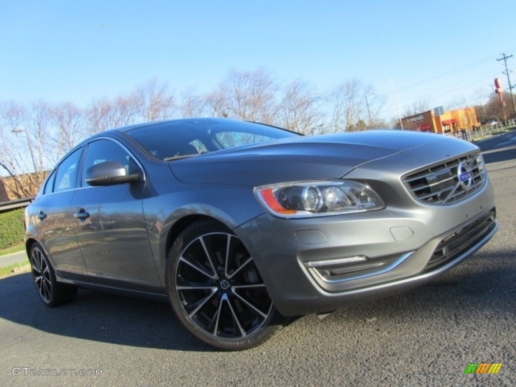 2016 S60 T6 Drive-E - Osmium Grey Metallic / Off-Black photo #1