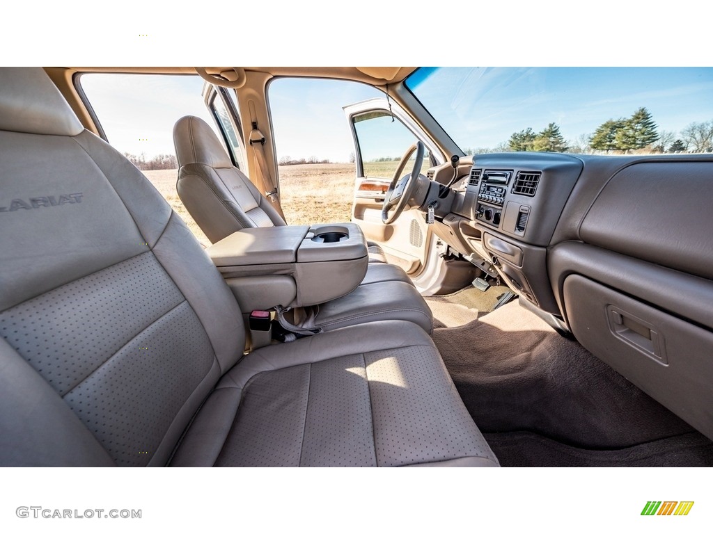 2001 Ford F350 Super Duty Lariat Crew Cab Dually Front Seat Photo #143542624