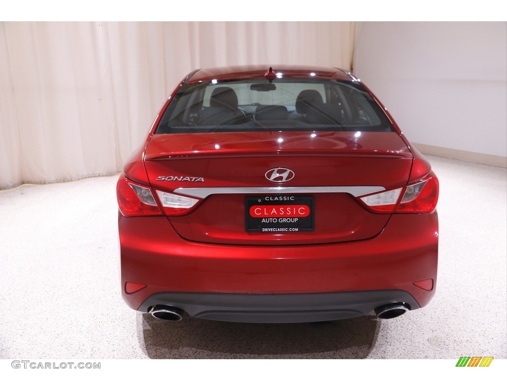 2014 Sonata SE - Venetian Red / Black photo #19