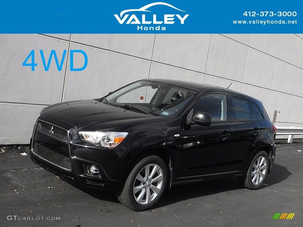 2012 Outlander Sport SE 4WD - Labrador Black / Black photo #1