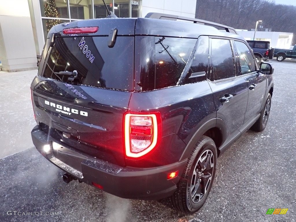 2021 Bronco Sport Outer Banks 4x4 - Alto Blue Metallic / Ebony/Roast photo #2