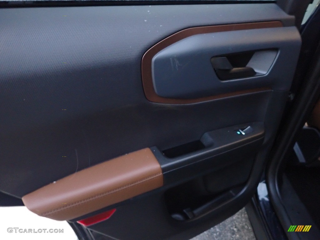 2021 Ford Bronco Sport Outer Banks 4x4 Ebony/Roast Door Panel Photo #143543416