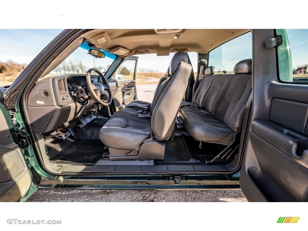 Dark Charcoal Interior 2004 Chevrolet Silverado 1500 Work Truck Extended Cab Photo #143544640