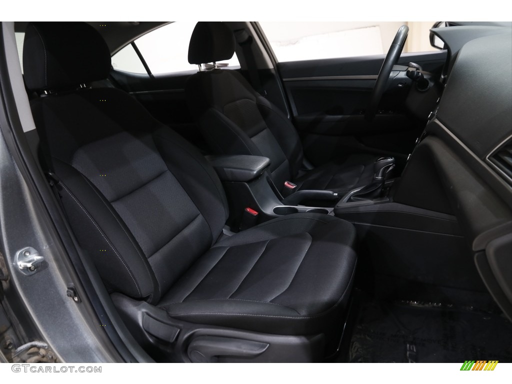 2018 Elantra SEL - Galactic Gray / Black photo #13