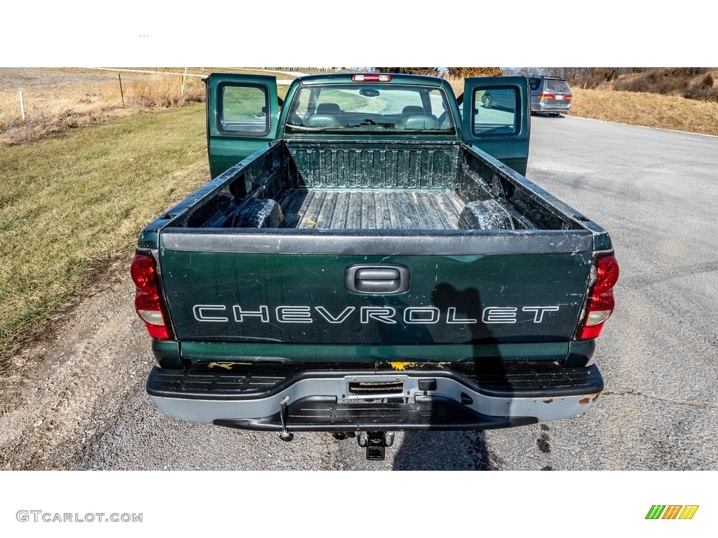 2004 Silverado 1500 Work Truck Extended Cab - Dark Green Metallic / Dark Charcoal photo #20