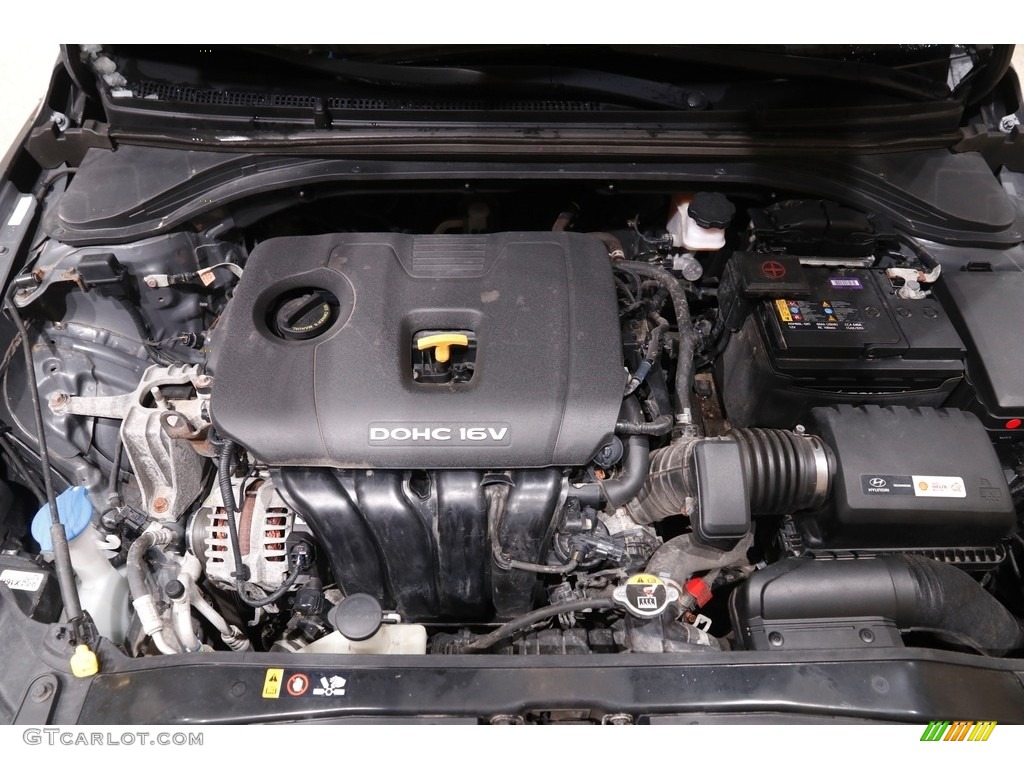 2018 Elantra SEL - Galactic Gray / Black photo #17
