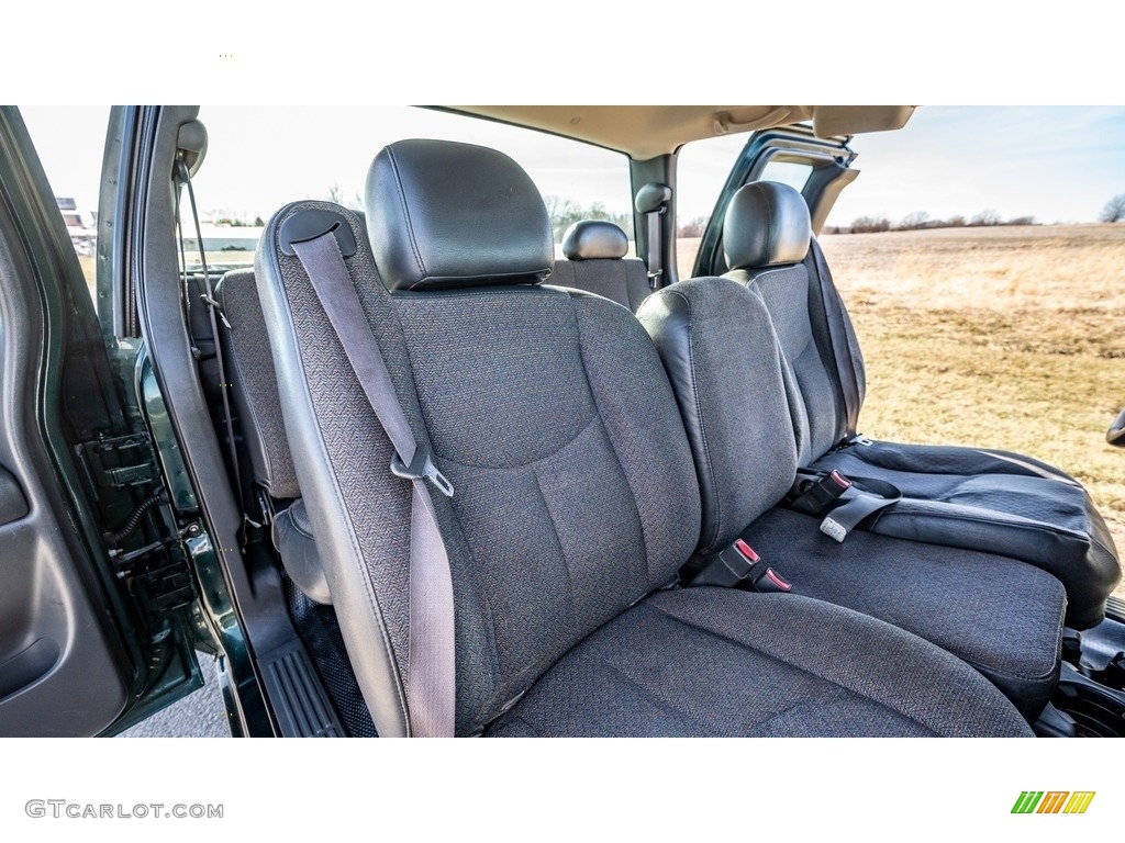 2004 Silverado 1500 Work Truck Extended Cab - Dark Green Metallic / Dark Charcoal photo #22