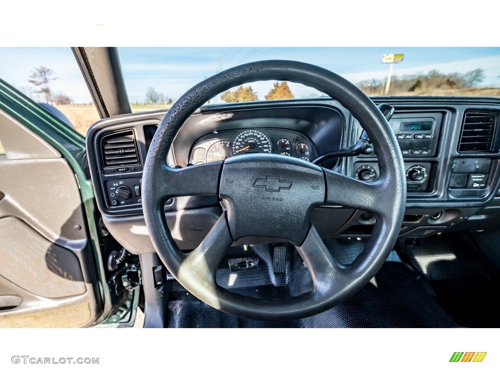 2004 Silverado 1500 Work Truck Extended Cab - Dark Green Metallic / Dark Charcoal photo #26